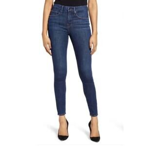 Good American Good Legs Mid Rise Skinny Jeans Size 10 Dark Wash Style GL899T